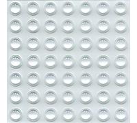 49 CLEAR KITCHEN CABINET DOOR BUFFER PADS Catch, Protector, Soft Close Stop Dots 8mm - from The StickyStuff Company