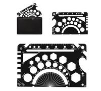 49 in 1 Slim Minimalist Survival Card Wallet Tool Card, Credit Card Size Multitool, Wallet Engineering Ruler Scale, Multitool Card Pocket Tool(Bottle Opener, Screwdrivers, Phone Stand & More), 1 Pcs