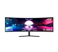 = 49 Inch UltraWide Gaming Monitor • Curved • 1440p • 165Hz • 1ms • VA • G-Sync/FreeSync • HDMI, Display Port • Tilt Adjust (XEXUL49FPS-10 | Black)