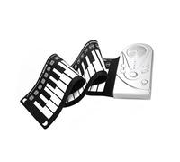 49 Key Hand Roll Electronic Piano Portable Folding Soft Flexible Keyboard Electronic Organ With Speaker Keyboard Piano for Beginner (Color : 02)