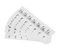 49 Keyboard Stickers, Label Durable Keynote Labels Musical Instruments Accessories Plastic Material Piano Labels for Students for Beginners