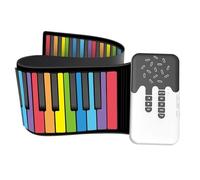49 Keys Digital Keyboard Flexible Roll Up Piano With Loud Speaker Electronic Hand Roll Piano For Music Lovers Beginners