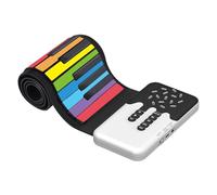 49 Keys Digital Keyboard Inner Drum Model Function Electronic Hand Roll Piano USB Input Soft Silicone For Beginners