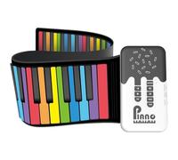 49 Keys Flexible Roll Up Piano Digital Electric Folding Keyboard Piano Usb Input Midi Out Silicone Portable Rechargeable Piano for Beginners