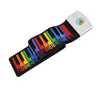 49 Keys Multifunction Electronic Piano Silicone Roll Up Electronic Keyboard Musical Instrument Keyboard Piano for Beginner (Color : A)
