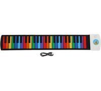 49 Keys Roll-Up Piano,Digital Electric Folding Piano,Portable Electric Digital Foldable Piano Keyboard,Rechargeable