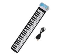 49 Keys Silicone Flexible Hand Roll Up Piano Soft Electronic Keyboard Piano Instrument Keyboard Piano for Beginner