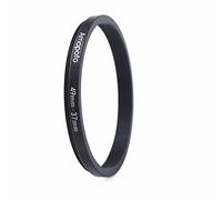49 mm Lens Converter 37 mm Camera Filter Ring, Compatible with All 49 mm Camera Lenses to 37 mm UV, ND, CPL Accessories, Made of CNC Machined Material (49 mm - 37 mm)
