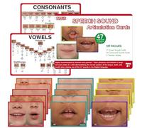49 Speech Sound Articulation Charts - Phonemic Awareness, Sound Wall Classroom Phonics, Science of Reading Sound Wall Consonants & Vowel Valley Classroom Decor, ESL Speech Therapy Materials