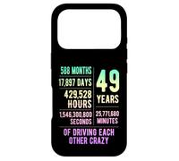 49 Years Married Funny 49th Wedding Anniversary Case for iPhone 17 Pro