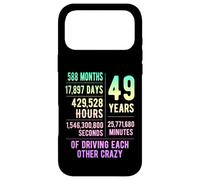49 Years Married Funny 49th Wedding Anniversary Case for iPhone 17 Pro Max