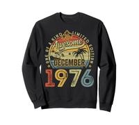 49 Years Old Vintage December 1976 Retro 49th Birthday Men Sweatshirt