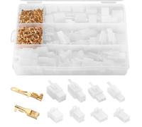 490 Pcs 2.8mm 2 3 4 6 Pins Automotive Electrical Connectors, Car Wire Connector Pins Terminal Kit, Electric Wire Terminals, Car Wiring Connectors Housing Pin Header Crimps for Cars Motorcycle Bike