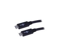 49254 cable USB 3.2 both sides, USB C male 1 m black 20 Gbps Goobay