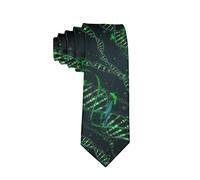 494 Exclusive Necktie Dna Science Mens Necktie Silky Touch Satin Tie Formal Formal Necktie For Dances, Man, Groomsmen