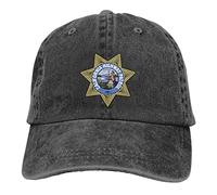 494 Sun Visor Hat Badge California Highway Patrol Baseball Cap Customised Sport Hat Washed Snapback Cap for Adult, Boys, Men
