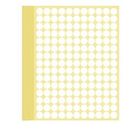4950 PCS White Dot Stickers 10 mm Round Colour Coding Labels 0.4 inch Small Self-Adhesive Circle Stickers Removable Sticky Dots Price Labels for Home School Office Business Garage Yard Sale