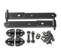 499 Heavy Reversible Gate Hinges 762mm / 30" Epoxy Black