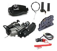 49CC 2-Stroke Moto Engine, Engines Motor Kit with Single Cylinder, for Pocket Bike Mini Dirt Bike ATV Scooter