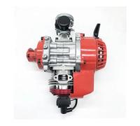 49cc Engine 2-Stroke Gas Petrol Motorized Bicycle Bike Pull Start Motor w/Transfer Box Red Fit For Mini Quad Dirt Bike ATV Replacement parts
