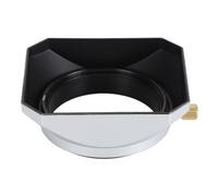 49mm Camera Lens Hood, Universal Aluminum Alloy Retro Square Matte Lens Hood Shade, Photography Accessory for 25mm Or Focal Length