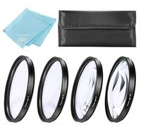 49mm Close-Up Filter Set (+1, +2, +4 and +10 Diopters) Magnificatoin Kit For Sony Alpha SLT-A33, A35, A55, A58, A65, A77, A99, A3000, A5000, a5100, A6000, DSLR330L, A7, A7II, 50mm f/1.8, 55mm f/1.8