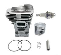 49mm Cylinder Kit For Ms391 Chainsaw Including For Piston Rings Clips Compatible With Oem 1140-020-1204 Metal Engine Component For Heavy Duty Cutting And Forestry Work Restoration
