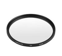 49mm Filter Lens Protection Ultra Slim Black Frame Optical Glass Aluminum for Camera Accessories DSLR Mirrorless（49mm 52mm 55mm 58mm 62mm 67mm 72mm 77mm 82mm Optional） (77MM)