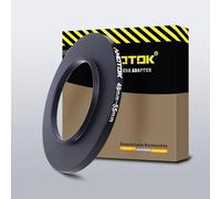 49mm Lens to 55mm Step-Up Ring,Compatible with All 49mm Camera Lens to 55mm UV,ND,CPL Camera Filters and 55mm Lens Hood,Made from CNC Machined