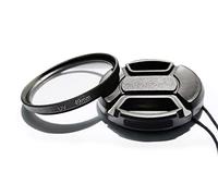 49mm Multi-Coated UV Protective Filter & 49mm Lens Cap Compatible for Canon M50II M100 M6 with EF-M 15-45mm Lens.(1+1 Pack)