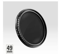 (49mm) Polaroid HD Vari Neutral Density Filter - ND2-2000
