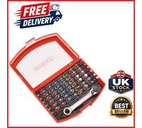 49pc Colour Coded Bit Set with Chrome Finish and Organised Storage Case