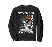 49th Birthday Bear Legends November 1976 49 Years Old Men Sweatshirt