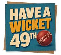 49th Birthday Card for Her, Funny Design | Eye-catching greeting card; Funny artwork for her on a 49th birthday with a warm, memorable feel