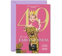 49th Birthday Cards for Women, Years Of Fabulousness