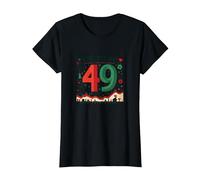49th Birthday Gift: Epic Fails and Wins Celebration T-Shirt, Women, Black, L