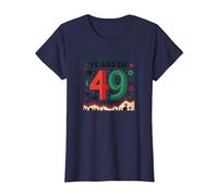 49th Birthday Gift: Epic Fails and Wins Celebration T-Shirt, Women, Navy, XXL