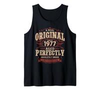 49th Birthday Gift Man Woman Original Vintage 1977 49 Years Tank Top
