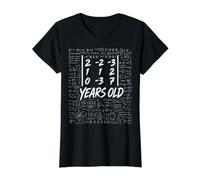 49th Birthday Matrix Determinant Math Nerd Funny Value Graphic T-Shirt, Women, Black, XL