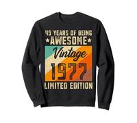 49th birthday men 49 years old women 1977 limited edition Sweatshirt