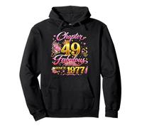 49th Birthday Queen Chapter 49 Fabulous Since 1977 Women Pullover Hoodie