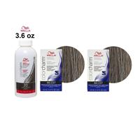 (4A+4A+Developer (Vol. 20) 3.6oz) Wella Charm Permanent Color Medium Ash Brown 4A/237
