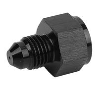 4A Oil Refund Consideration Female to Mild Carbon Steel Male Adapter for Turbo Black