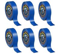 4All 6 PCS Electrical Tape 19mm*20m Waterproof Electric Tape Strong Self-Adhesive PVC Insulation Tape (BLUE, 20metre)