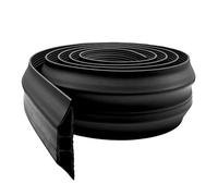 4All Cable Protector 1.8m Outdoor Wire Cover, Protect Cables & Prevent Trip Hazards Easy to Cut and Quick to Install (Black, 1.8m)