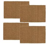 4All Door Mat 40x60cm - Non-Slip Boucle Coir Door Mats with Natural Fibres - Heavy Duty Door Mats Outdoor for Dirt, Mud and Wet Weather in Garden or Porch (Pack of 1) (Pack of 4)