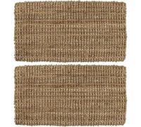 4All Door Mat 40x70cm - Jute Coir Door Mats with Durable Backing and Classic Weave - Heavy Duty Door Mats Outdoor for Mud, Dirt, and Wet Shoes in Entryways, Sheds, Garden or Patio (Pack of 2)