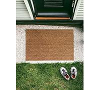 4All Door Mat 45x75cm - Natural Coco Coir Door Mats with Non-Slip Latex Back - Heavy Duty Door Mats Outdoor for Mud, Dirt & Moisture Control in Entryway, Garage, Garden or Patio (Pack of 1)