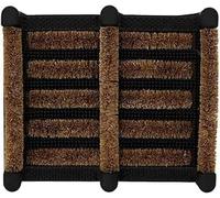 4All Nimbus Boot Scraper Door Mats Durable Grit Sturdy 100% Coir Bristle Rubber Back Natural Long Lasting Super Absorbant Machine Washable Skid-Resistant Tackle Dirt and Grime Pack of 1
