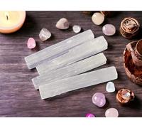 4All Selenite Crystal Sticks for Jewellery Making,Home Decoration,Cleansing and Protection Spiritual Energy Healing 5-6cm White Quartz Selenite Sticks (Pack of 5)